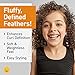 FuzzyDuck Kids Hair Gel – Curl Defining Gel for Girls & Boys with Frizz Control & Light Hold, Water-Soluble Formula Made with Aloe, Sea Botanicals & Honey for All Hair Types (Citrus Medley, 8oz)