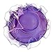 Produktbild Hochzeitshut Frauen Organza Kentucky Derby Hut Tea-Party-Hut Frauen Kirche Hüte Frauen Kräuselt Hochzeits-Hut-Dame Wide Brim Sommer-Braut Cap, 5 Farben (Color : Purple)