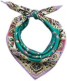 roeckl handschuhe seidenfutter Feinste Twill Seide Roeckl Damen Elephant Garden 53x53 Schal, Multi Jungle, 53x53 cm