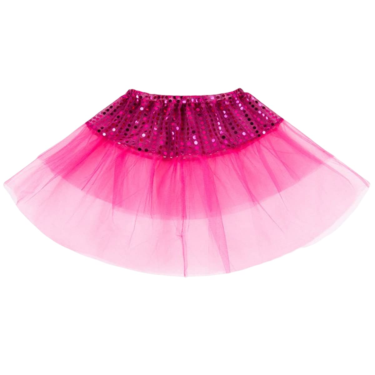 Morices Girls Rose Tutu Skirt Layered Tulle Sequin Ballet Dance Tutu Skirts For 2-8 Years