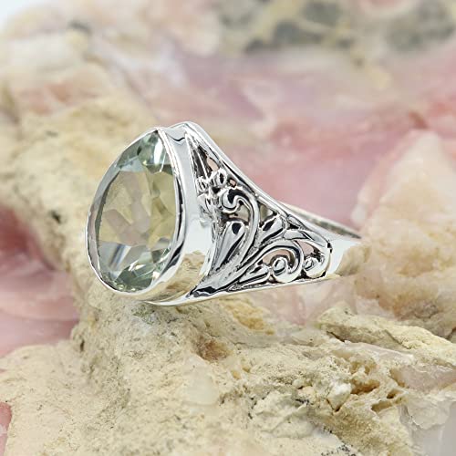 Bague améthyste verte : le cadeau pour elle idéal - 4