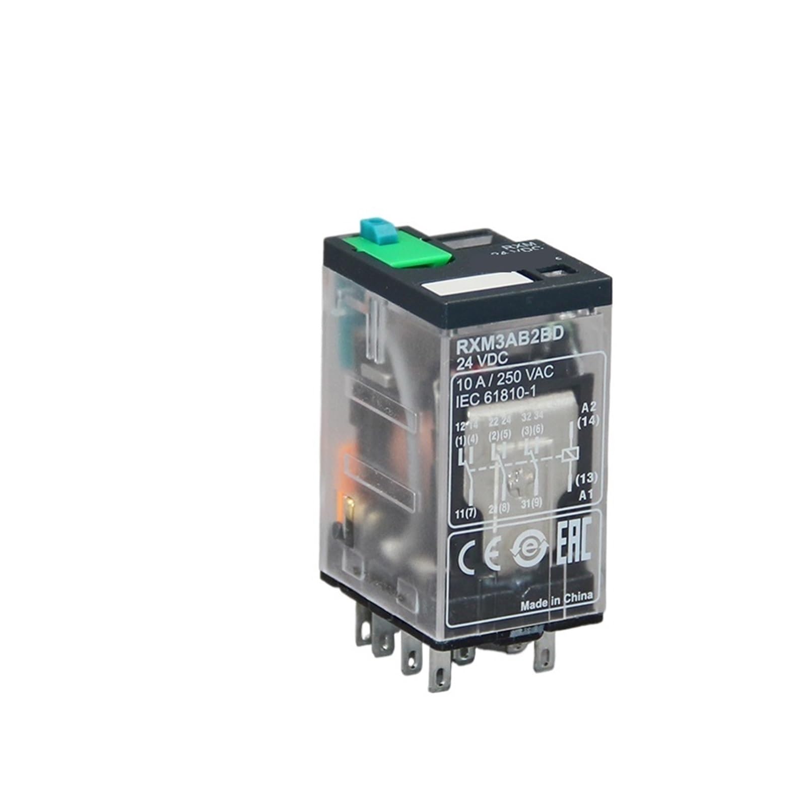 Relais intermédiaire RXM3AB2BD DC24V pour armoire électrique et automatisme industriel 3 NO 3 NF