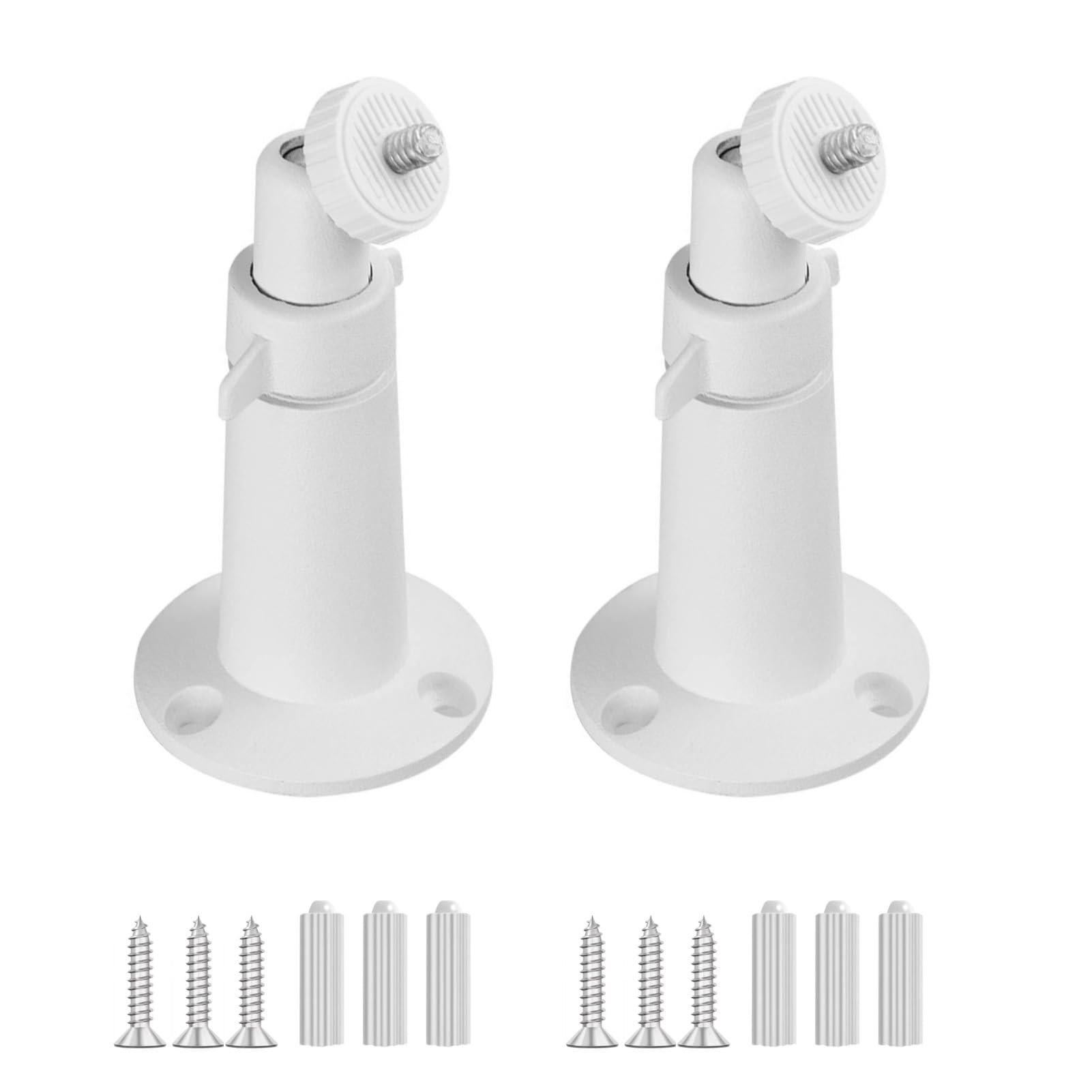 2 St Arlo - Supporto da parete per fotocamera Arlo Pro & Arlo Pro 2, regolabile a 360°, resistente alle intemperie, per telecamera di sicurezza antiruggine, colore: Bianco
