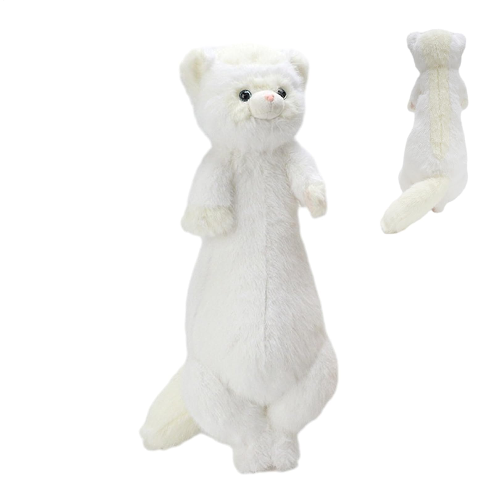 Generico Peluche furetto - Morbido per animali, simpatica bambola pelosa, design delicato e confortevole da abbracciare | decorativo per divano camera da per auto, per ragazze, bambini, d