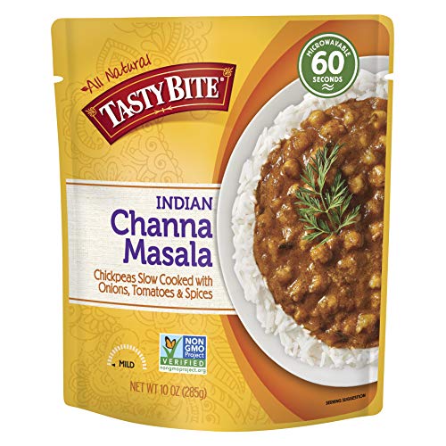 Tasty Bite Indian Entree Channa Masala 10 Ounce (Pack of 6), Fully Cooked