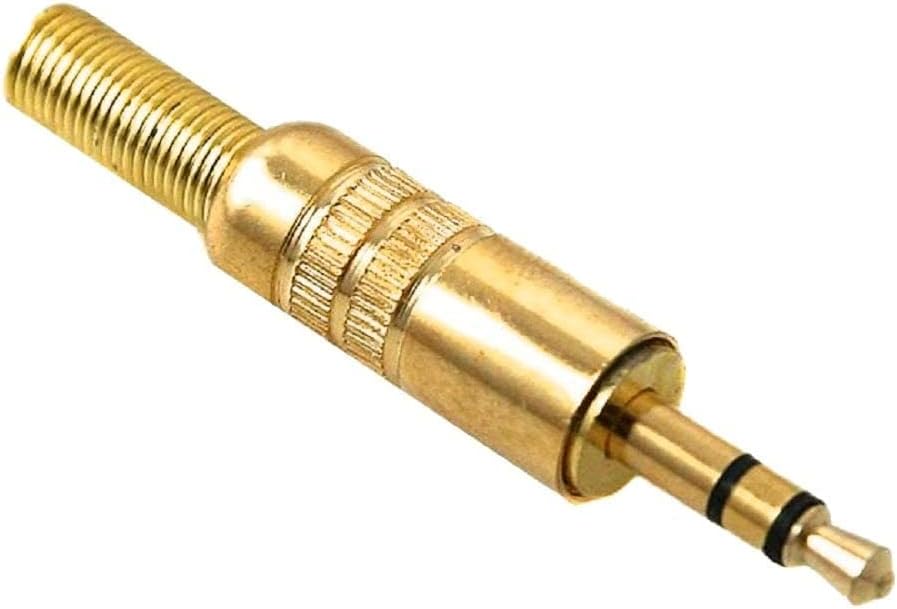 Sourcing Map 15 3,5mm 4 Broche à Souder Casque Prise Jack