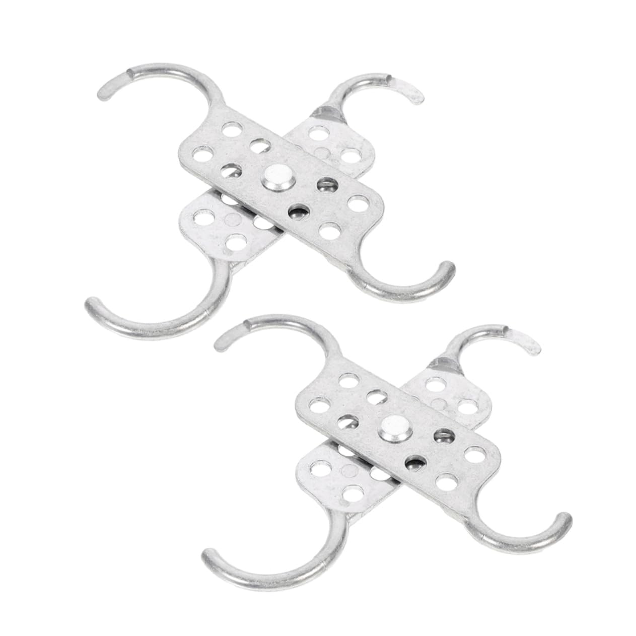 GLEAVI 4piezas Hasp De Seguridad De Aluminio Doble Cabeza Para Bloqueo De Equipos Industriales