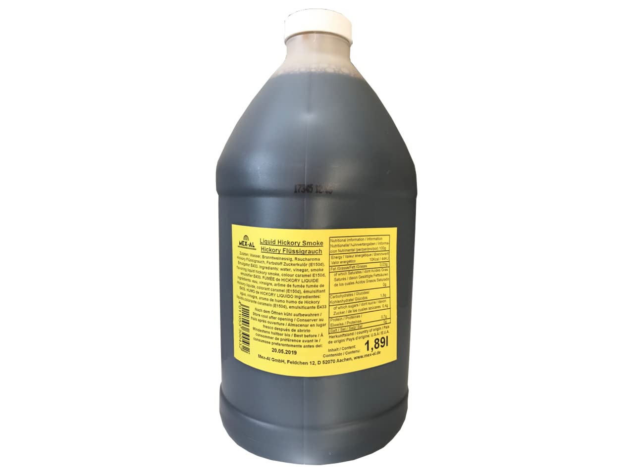 Mex-Al LIQUID SMOKE Hickory Flüssigrauch - 1,89 L (6)