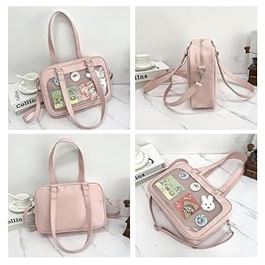 Amazon.com: HACODAN Ita Bag Crossbody Kawaii Cute Pin