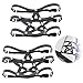 Produktbild Daimay Leder Strumpfband 2 PCS Oberschenkel Ring Harness Suspender Gothic Gummi Nieten Strapsbänder Verstellbare - Schwarz