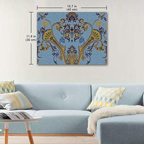 Lilibeely Home Decoration Convenient Hanging Decoration Paisley Bohemian Design Canvas Oil Paintings Wall Art Handpainted #TOP1