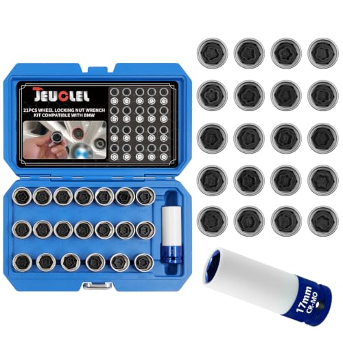21PCS Wheel Locking Nut Key Kit Compatible with BMW Series