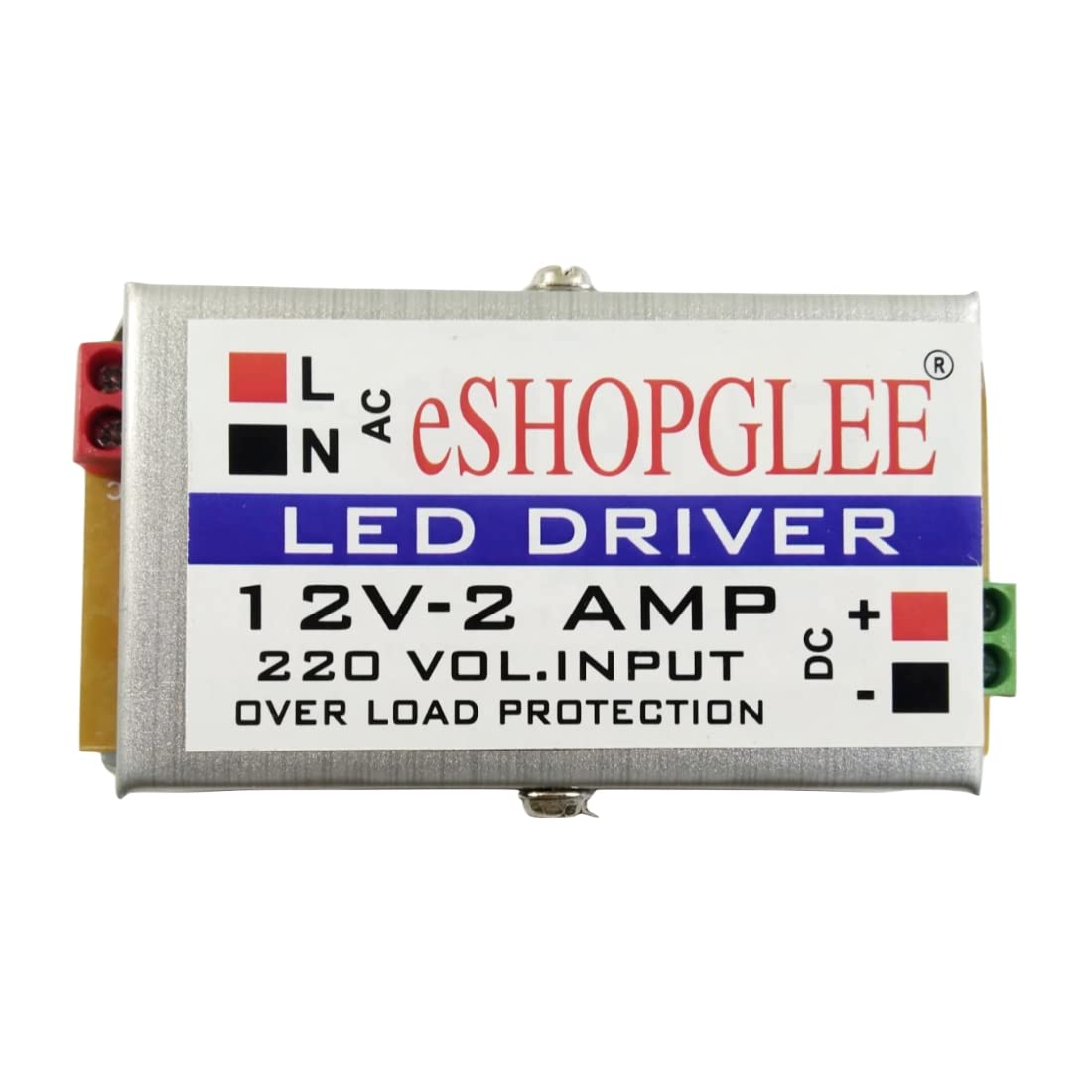 Eshopglee 2Amp 12V DC Adapter For Led Strip Light, Short Circuit & Thermal Protection | AC-DC Power Supply | 220 Volts To 12V 2AMP(MAX) Converter (B0BQYWVL5B) Amazon Price History, Amazon Price Tracker
