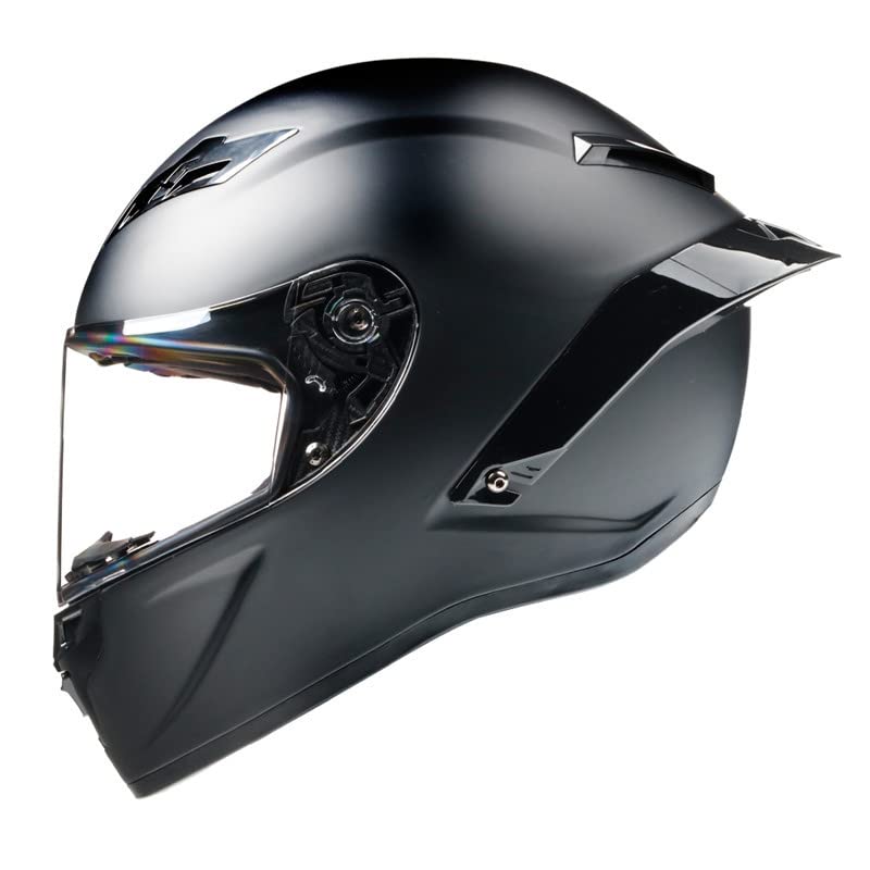 Motocicleta Casco Jet con Lente, Cascos Hombres Mujeres De Moto, Cascos Abiertos De Moto, Homologación ECE Dot Moto Casco Medio para Cruiser Moped Scooter ,M=(57-58cm),AA
