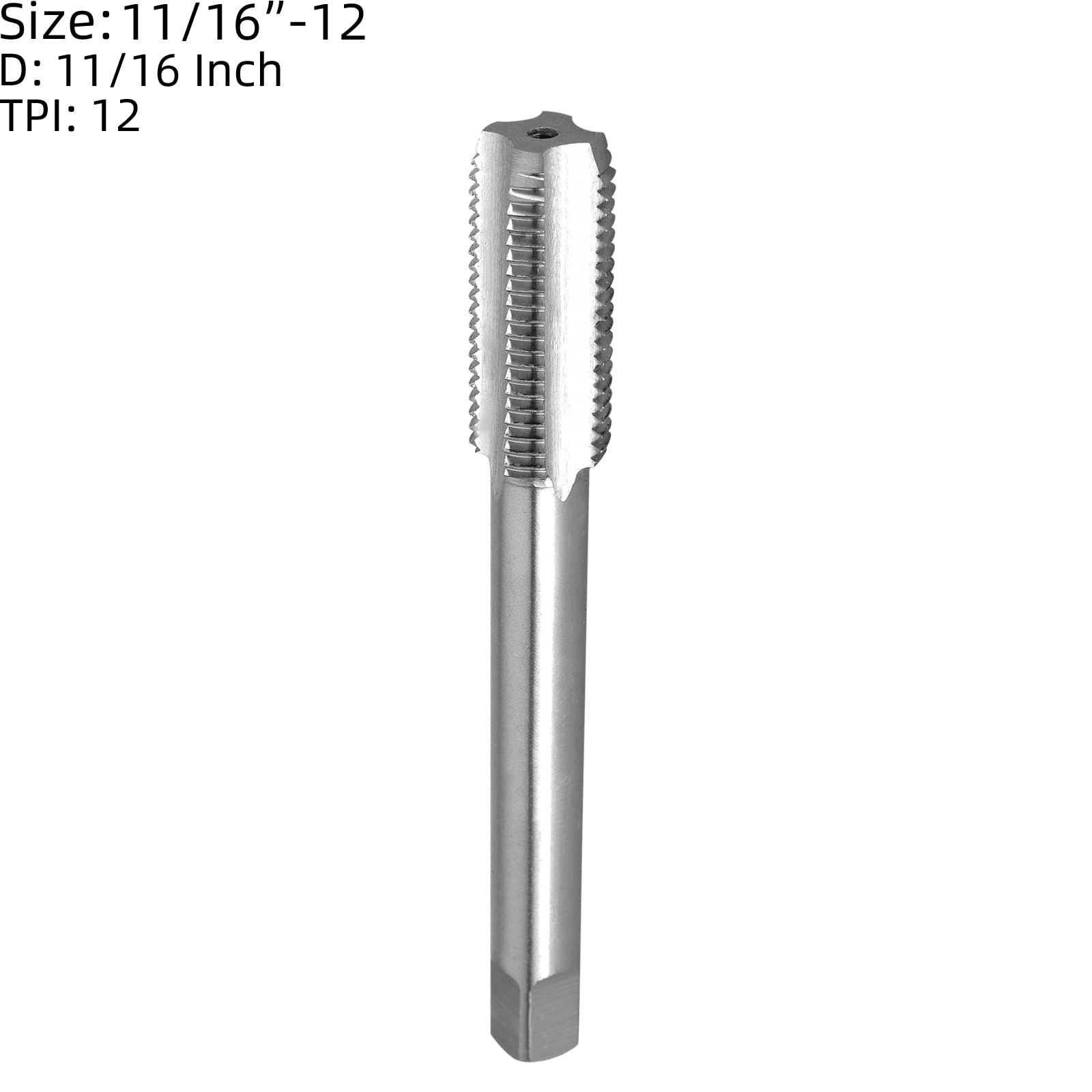 High-speed Steel Tap 12-24 UNC Machine Thread Tap And Round Die Set With  20mm Die Stock Metal Threading Kit