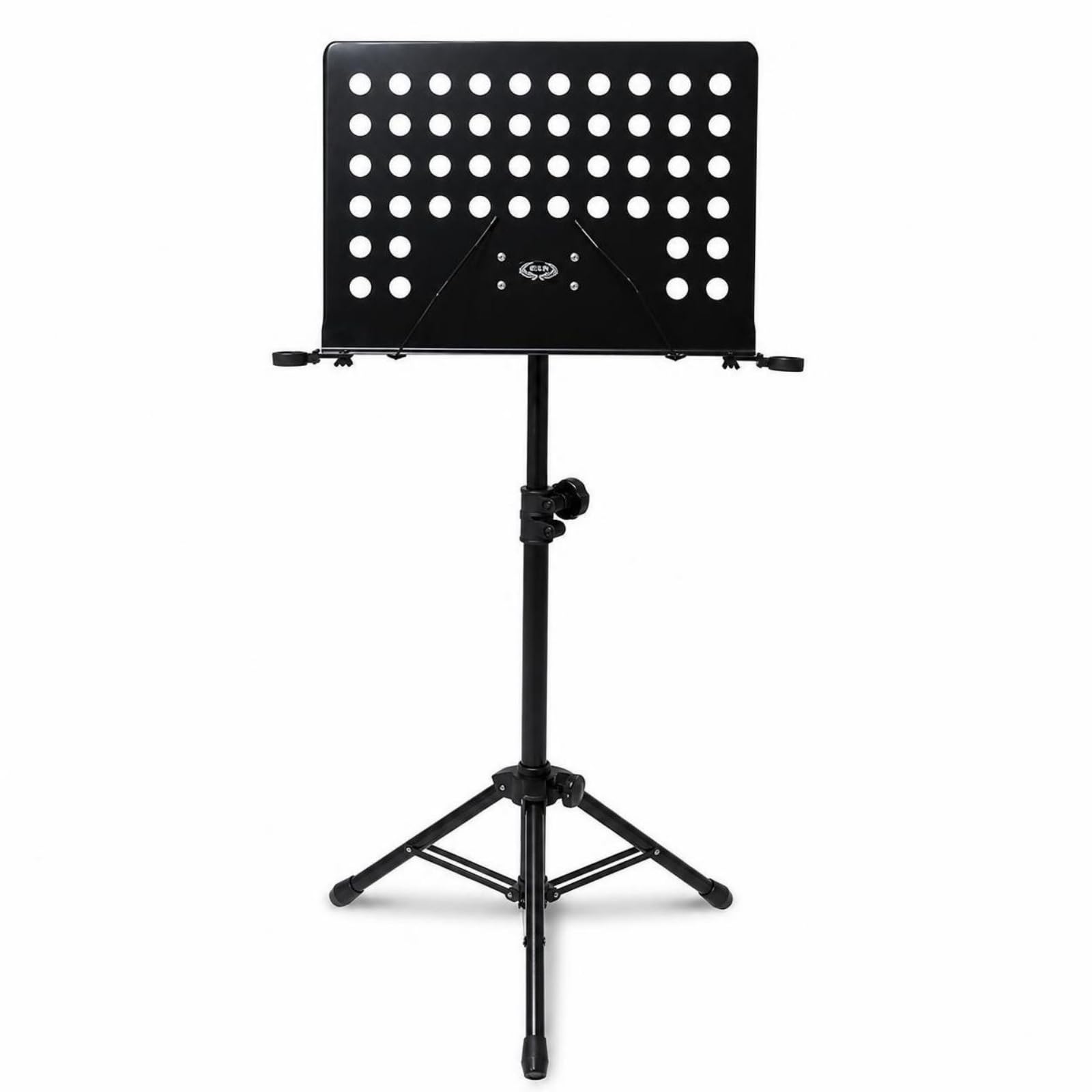 predolo Atril Partituras Plegable Atril Música Regulable Regulable para Ensayos, Negro