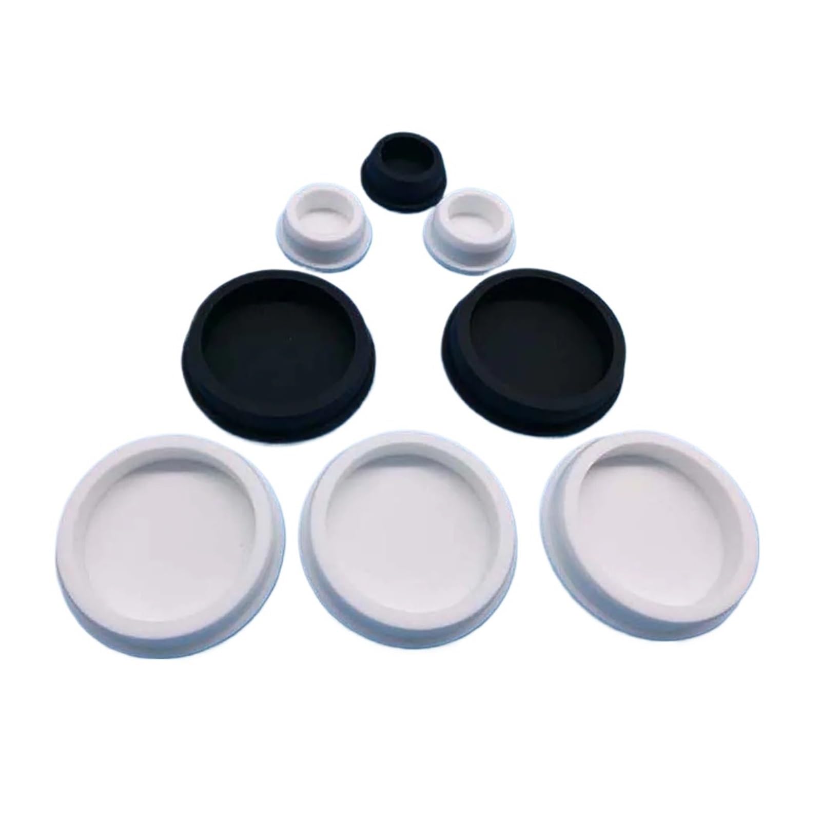 Tamaño del conector de la manga de la tarjeta del extremo del sellado de la tapa del agujero de goma de silicona: 6,8 mm a 21,5 mm(Schwarz,91.3mm - 1pcs)