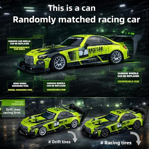 Image of TheLittleOnes 4x4 Rc Drifting Car - Rc Drift Cars High Speed Remote Control Drift Car 2.4GHz Remote Control Drift Stunt Off Road Cars 360 Rotation Toys For Kids & Adults Boys & Girls [HyperDrift NEW]