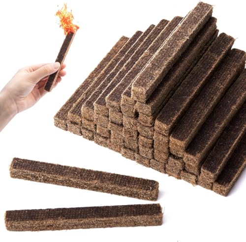 Purple Star 50x Anzündwürfel Aus Holzspänen & Paraffin – Geruchslose, Ungiftige Feuerstarter, Brennen 8–10 Minuten, Ideal Für Kamin, Grill, Ofen & Lagerfeuer
