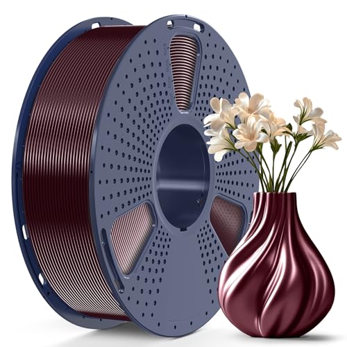 SUNLU TPU-Silk 3D Printer Filament, 98A TPU Filament 1.75mm, Glossy Silk Surface...