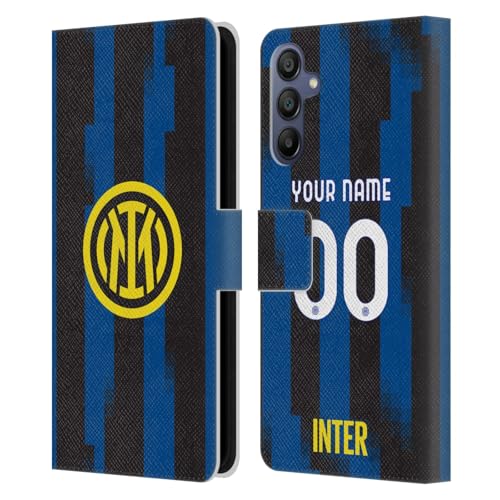 Cadeau Supporter Inter Milan Coque Personnalisable en Cuir Samsung A15
