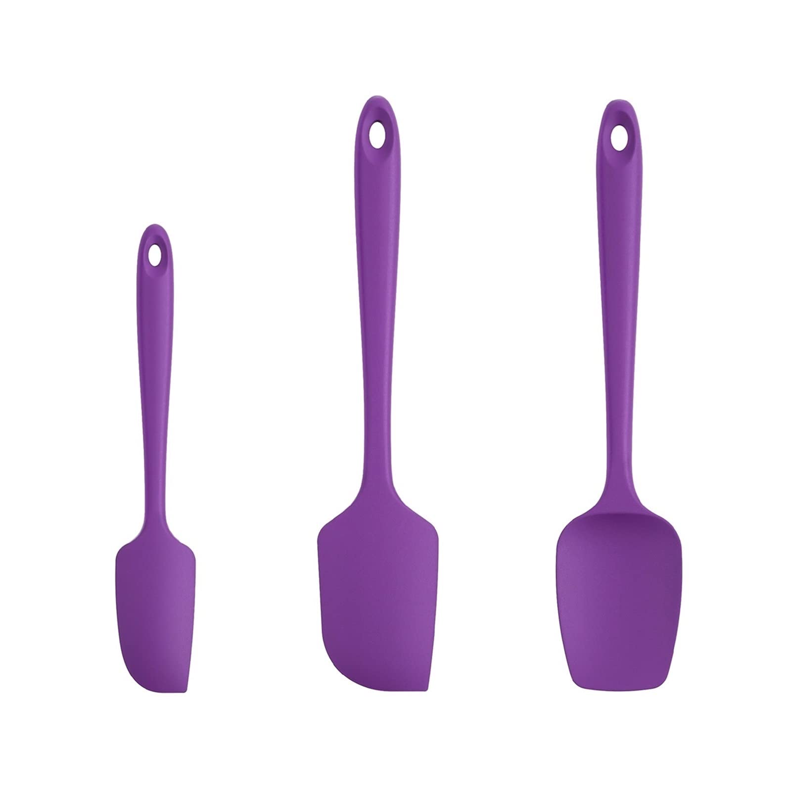 Spatule Patisserie 3 PIÈCES Cuisson Spatula Gâteau Petit Spatule Silicone Pâtisserie Spatule Spatule Glaçage Parfait pour la cuisson, la cuisson, la gratte et le mélange Spatule de Cuisine