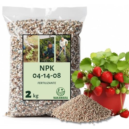 Fertilizante Adubo NPK 4-14-8 Granulado 2kg – Ideal para Plantio,...