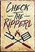 schilderkreis24 Zabawne hasło "Check The Ripper" magnes dekoracyjny magnes na lodówkę BBQ grill pomysł na prezent ogród taras balkon kuchnia 9 x 6 cm