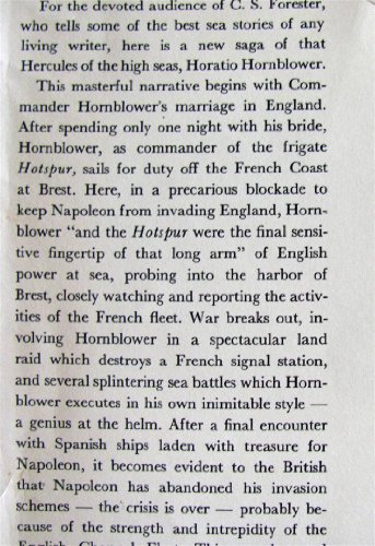 Hornblower and the Hotspur B0000CLG1I Book Cover