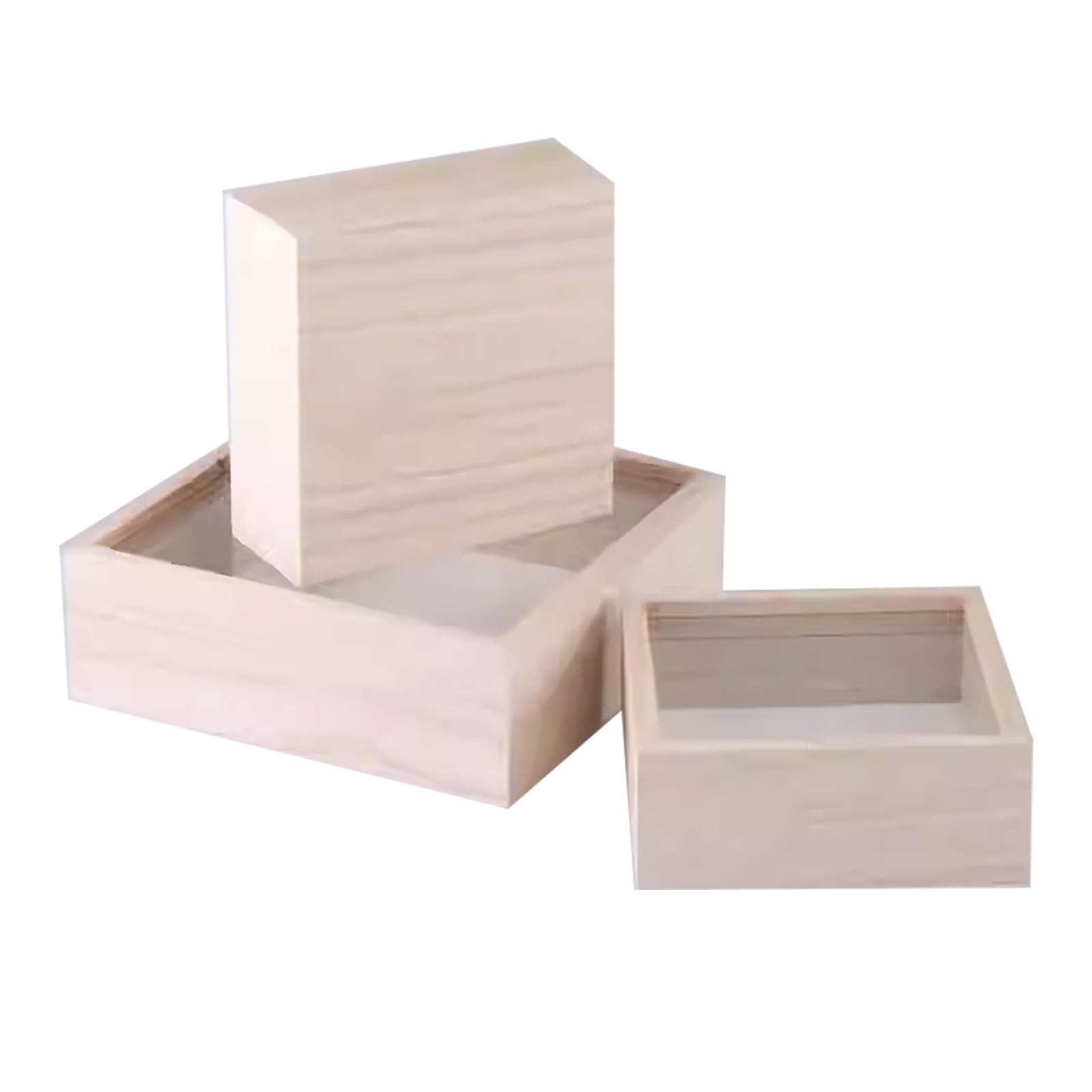 Insekten Schaukasten Holz mit Glasdeckel 30x30cm Quadratisch Insektenkasten Schmetterling Taxidermie Aufbewahrung Sammlervitrine Rahmen fur Entomologie Schmuck und Handwerk Box(30*30*10cm)