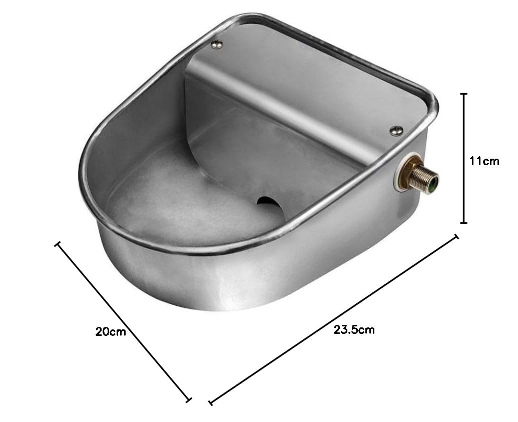 Copele 70411 Abbeveratoio P-5 Acciaio Inox Cani