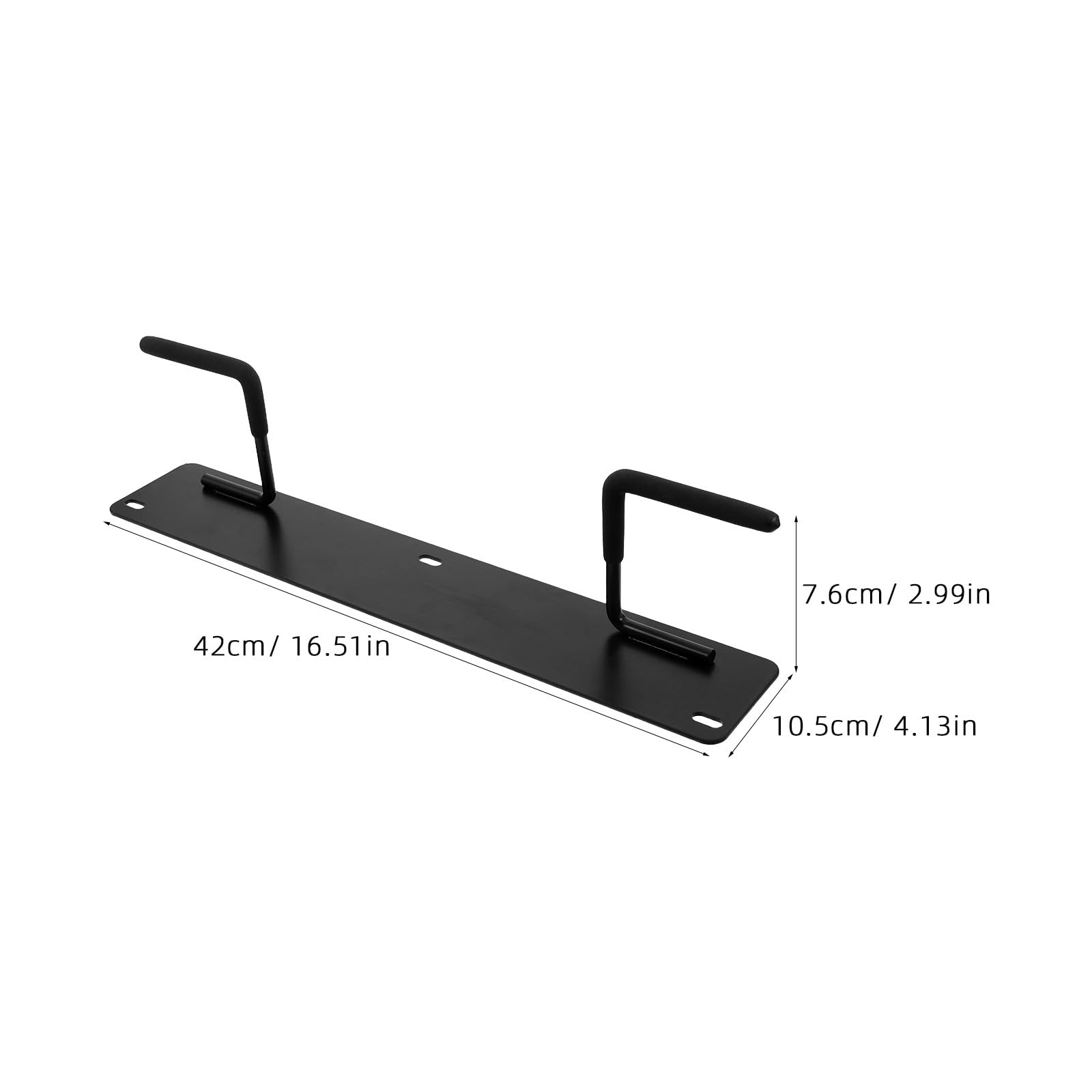 Soporte de Pared para Bolsa de Golf en Garaje, Acero al Carbono Negro
