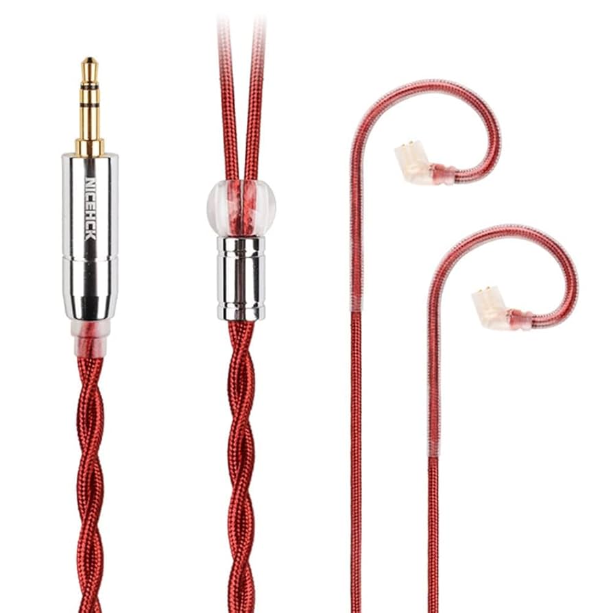 Amazon.com: NICEHCK RedAg in Ear Monitor Cable, 4N Pure Amazon.com: NICEHCK RedAg in Ear Monitor Cable, 4N Pure