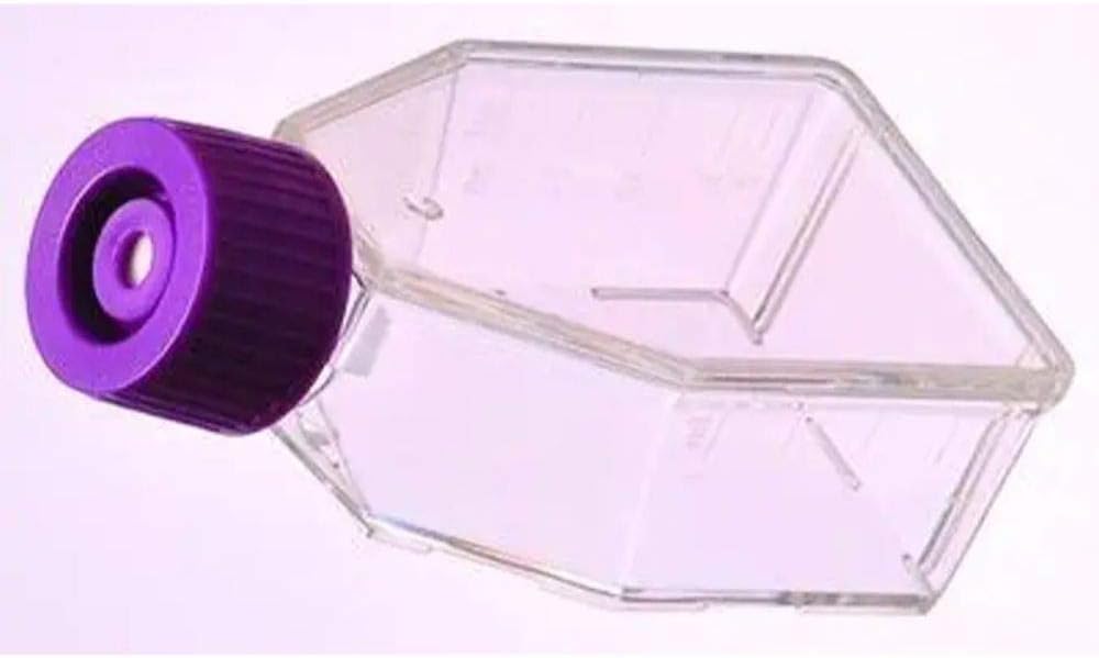 VWR 10062-886 Cell Culture Flask with Standard Cap, 850mL Capacity (Pack of 18)