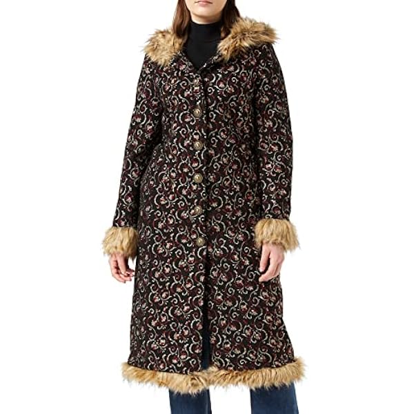 Joe Browns Florals Winter Coat Abrigo de Invierno Floral Festivo para Mujer