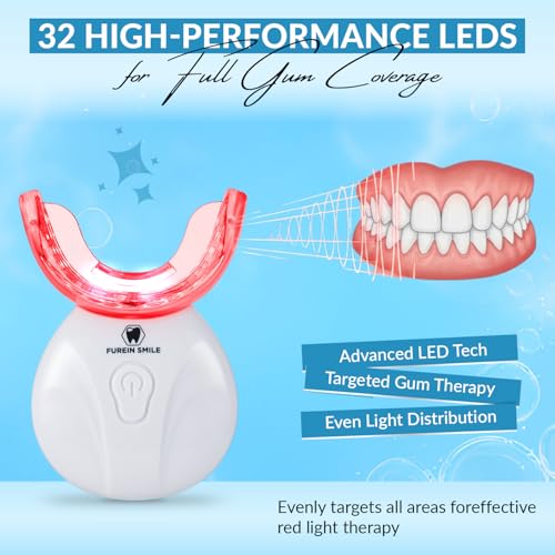 LED Periodontal Light Therapy Device, 32 LEDs, Red Light Treatment for Gum Health and Toothache Relief - Image 4