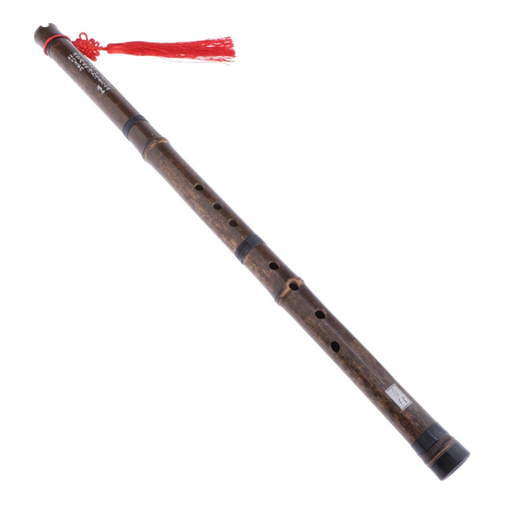 CALANDIS® 8 Holes Chinese Bamboo Flute Xiao Woodwind Instrument F Key Right Hand-image-45