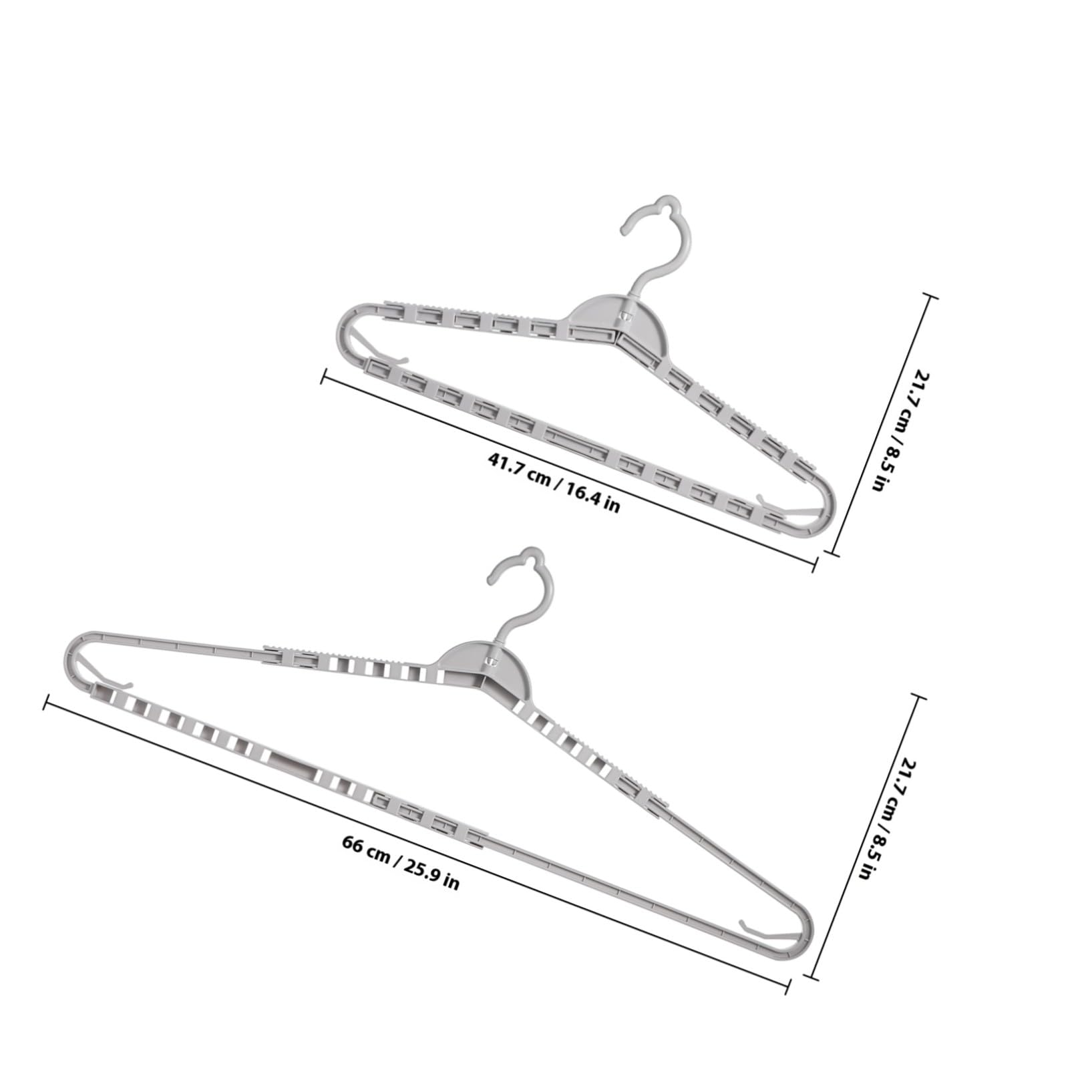 Ausziehbare Kleiderbügel aus Robustem Pp Multifunktional und Platzsparend 4 Stück Schlichtes Elegantes Design für Zuhause für Bettwäsche und Handtücher