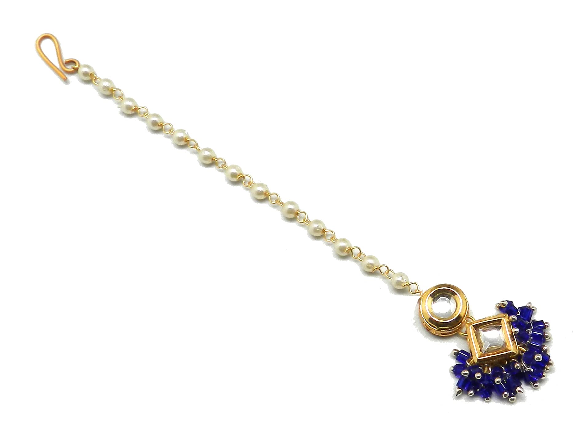 Radhesh Creation And Jewellery Gold Plated Small Size Maang Tikka for Women and Girls (B08QJHMK2J) Amazon Price History, Amazon Price Tracker