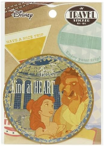 Amazon 美女と野獣 トラベルステッカー 美女と野獣 4 アニメ 萌えグッズ 通販