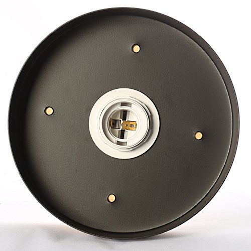 Comtemporary Pendant Light 60W Black Lampshade Industrial Metal Pendant Light Shade Ceiling Hanging Light Fixtures Light Guard 1 Light For Dining Room,Kitchen (Black) #TOP7