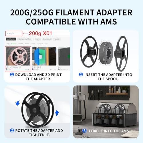 Image of RAMBERY 200gx16 PLA+ Filament Bundle 1.75mm, 16 Colors PLA Plus 3D Printing Filaments, Dimensional Accuracy + /- 0.02 mm, 200gX16 Spools