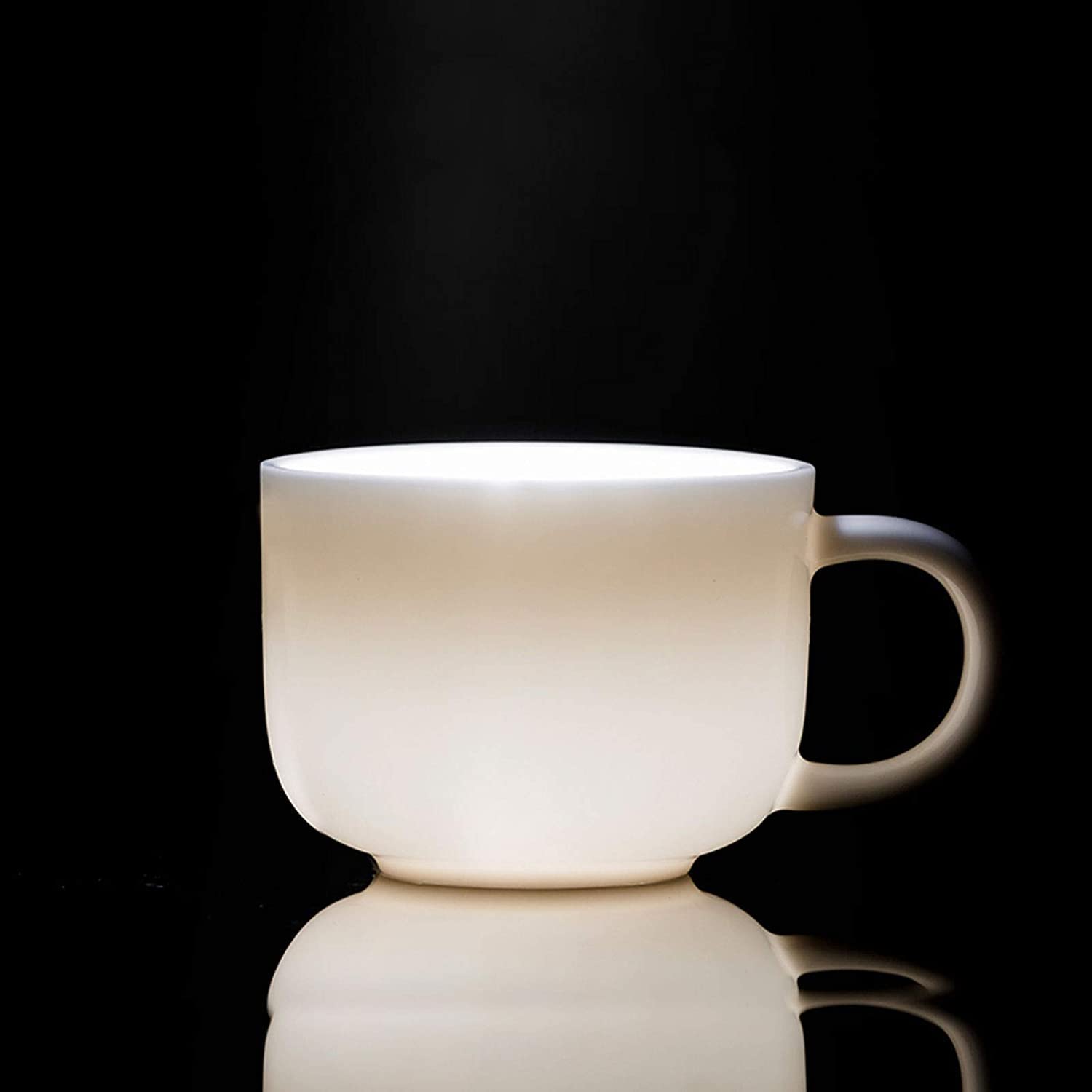 Kubki Do Kawy Zestaw Kubków Do Kawy Porcelanowe Filiżanki Do Cappuccino I Spodki Z Łyżeczkami Do Espresso 5-Uncjowe Filiżanki Do Espresso Białe Filiżanki Do Kaw