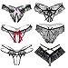 6er Packs String Ouvert Damen mit Perlen Blumen Loch Set Frauen,Schwarz Spitze Sexy Unterwäsche Mit Offenem Schritt Tangas G-String Reizwäsche Thongs V-String Höschen (6 Muster) Damen Ring günstig Kaufen-6er Packs String Ouvert Damen mit Perlen Blumen Loch Set Frauen,Schwarz Spitze Sexy Unterwäsche Mit Offenem Schritt Tangas G-String Reizwäsche Thongs V-String Höschen (6 Muster)