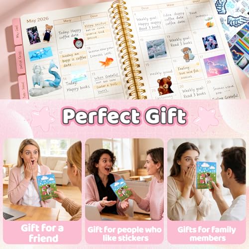 Image of 900Pcs Cute Scrapbook Stickers Travel Y2k Japanese Sticker Book for Adult Kawaii Korean Stickers for Journaling Laser Aesthetic Sticker Glitter Toploader Decor for DIY Card Art Crafts 30 Page Sleep