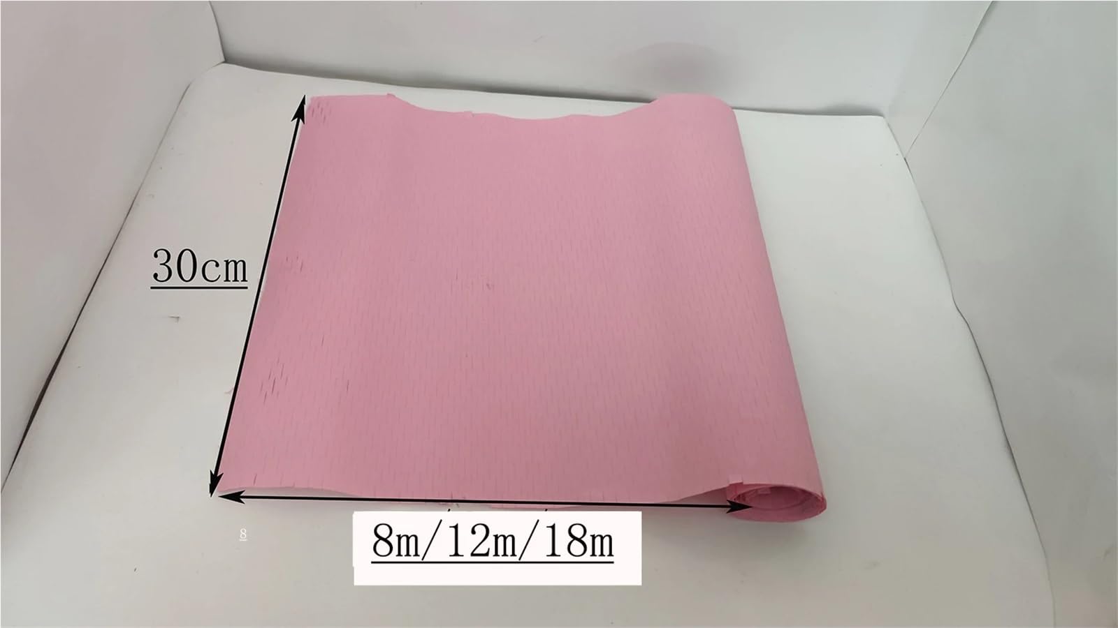 Duża rolka papierowej folii bąbelkowej, Rolka papieru o strukturze plastra miodu do pakowania prezentów 30 cm x (5-18) m(30cmx18m)