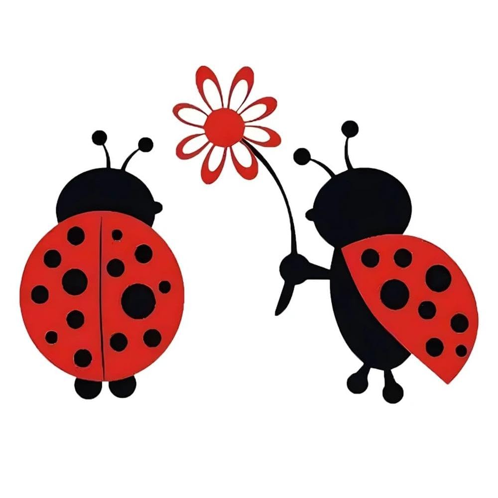 Ladybug Love Car Sticker for Cars Trucks Motorcycles More