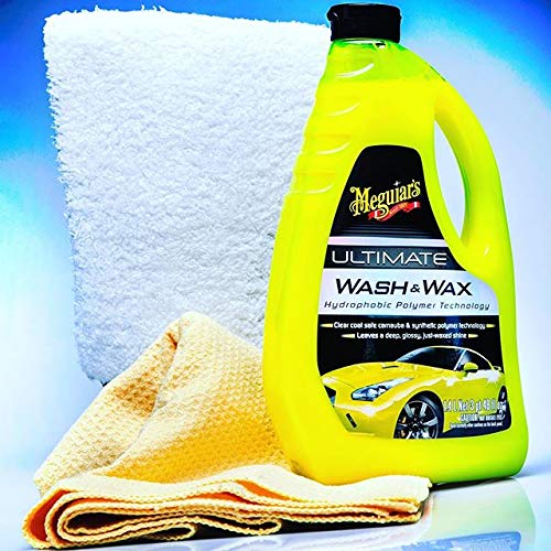 Meguiar's E102EU Ultimate Wash Mitt Waschhandschuh Auto & Motorrad
