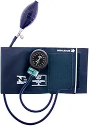 Aparelho de Pressão Esfigmomanômetro Bic Azul Marinho Fecho de Contato