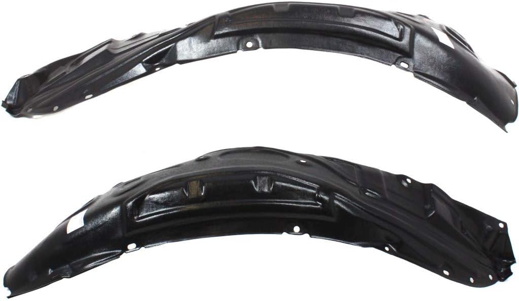 For Mazda RX-8 Splash Guard/Fender Liner 2009 2010 2011 Driver and Passenger Side Pair/Set | Front | Rear Section | All Submodels | MA1248136 + MA1249136 | F1895614ZC + F1895613ZC